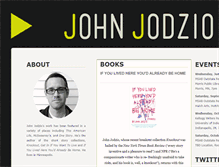 Tablet Screenshot of johnjodzio.net